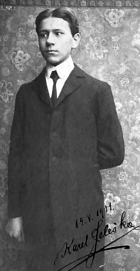 Karel Peleška – děda z matčiny strany, 1911