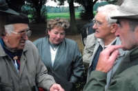 Meeting at Žižkov's Mound, history guide, 2003