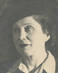 Babička Anna Ornsteinová, po roce 1945