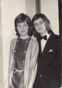 Miroslav Černota v tanečních, Liberec, rok 1975