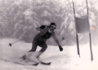 Ivana Koutská, účastnice lyžařských závodů