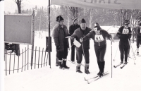 Přebor KRNAPu, Jaromír Gebas se startovním číslem 61, rok 1987