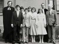 Konfirmace, Vanovice, 1987
