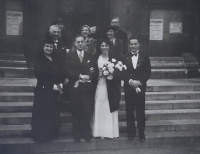 Svatba rodičů v Paříži roku 1937