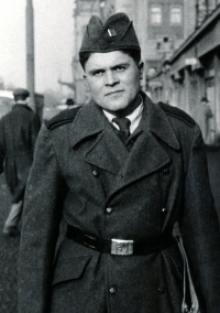 Vladimír Škvor v uniformě ČSLA (r. 1960)