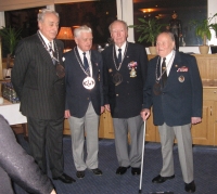 Oslava 85. narozenin s Emilem Bočkem, Aloisem Dubcem a Janem Horalem