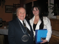 Milan Malý s vnučkou Ditou Edelmanovou