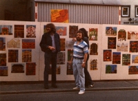 Na výstavě ve Weidenu v roce 1981
