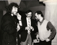 Petr Císařovský v Liberci v roce 1991, první zleva 