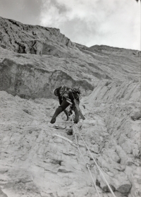 Prvovýstup Cima Ovest S stena 1977