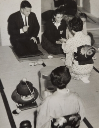 Mr. and Mrs. Connolly in Tokyo, 1964 Olympics