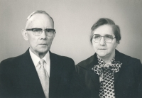 The maternal grandparents, circa 1980