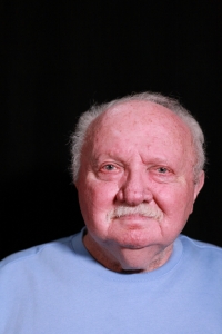 Jiří Severin při natáčení pro Paměť národa, 2. srpna 2025, Zlín