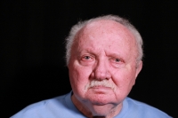 Jiří Severin při natáčení pro Paměť národa, 2. srpna 2025, Zlín