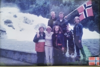 Igor Frič v Nórsku s rodinou 