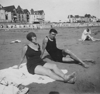 Tatínek pamětníka Ladislav Čejka v Provence, 30. léta