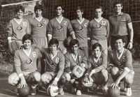 Jan Lukšík (č. 2) ve volejbalovém klubu Dukla Liberec