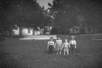 Alois Klepáček's children after their arrival in Czechoslovakia in 1991