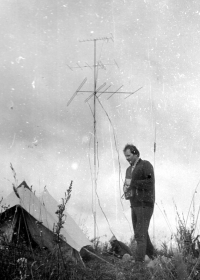 Účastník poslechové expedice Jiří Krákora, Rujána na přelomu 70. a 80. let