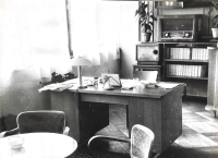 Kancelář ředitele plzeňského rozhlasu