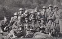 Radomír Šebek (vzadu bez přilby), 70. léta