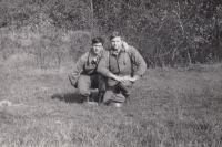 Radomír Šebek (vpravo), 70. léta