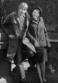 S manželem Otou Pajerem, 1965