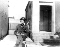 At the military service