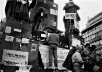 Adding signs "at the horse", November 1989