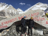 Zikmund Schwarzkopf with his daughter in Nepal