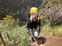 Zikmund Schwarzkopf on a trek in Madeira
