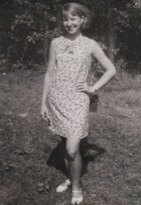 V létě po skončení studia na vysoké škole, rok 1970