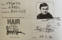 Legitimace “Hair” na jméno Karel Vágner
