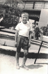 Milan Hrabal na Libereckých výstavních trzích v roce 1964