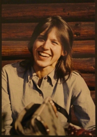 Jana Pekárková in the Škadok group, 1974