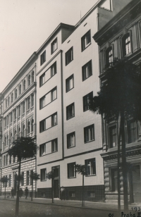 Poslední dům Bohumila Koláře, Lublaňská ulice, Praha, 1939