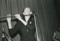 Z vystoupení Dybbuku, rok 1984