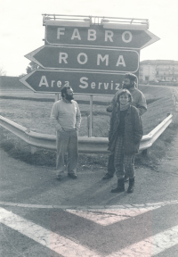 Marka Míková v Itálii, rok 1989