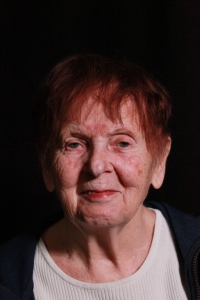 Jana Dvořáková, natáčení pro Paměť národa, červenec 2025, Jihlava