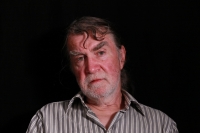 Jan Včelař při natáčení pro Paměť národa, srpen 2025, Zlín