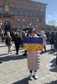 Rally in support of Ukraine in Copenhagen, March 2022