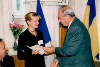 S Mykolou Plaviukem, posledním prezidentem Ukrajinské lidové republiky v exilu
