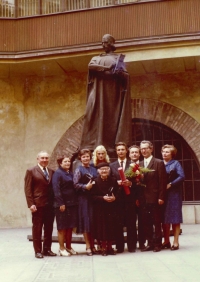 Graduation in Karolinum, June 19, 1978