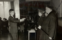 During graduation at the University of South Bohemia in České Budějovice, 1982

