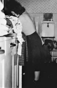 One of the first photographs of Věra Teplá, 1960