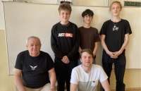 Natáčení rozhovoru s pamětníkem v rámci projektu Příběhy našich sousedů, 2025