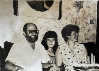 Dcera Kamila s rodiči Jany Zítové