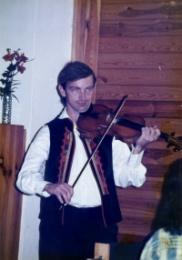 In Czechoslovak State Ensemble of Songs and Dances, 1980s
