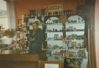 Obchůdek p. Šramka - dodáno v rámci projektu Příběhy našich sousedů