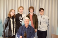 Miloš Janáček filming his narration